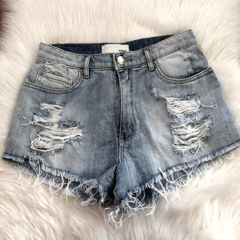Garage High waist Jean Shorts